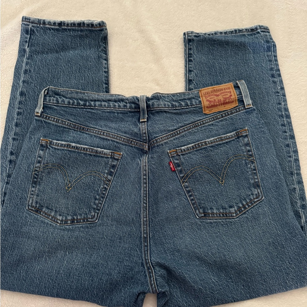 Levi's Blue Ankle & Cropped Jeans